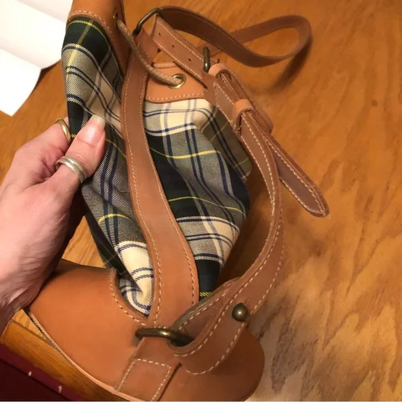 Ralph Lauren polo blackwatch plaid bucket bag - Picture 10 of 16